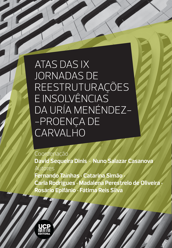 ATAS DAS IX JORNADAS DE REESTRUTURAÇÕES E INSOLVÊNCIAS DA URÍA MENÉNDEZ-PROENÇA DE CARVALHO