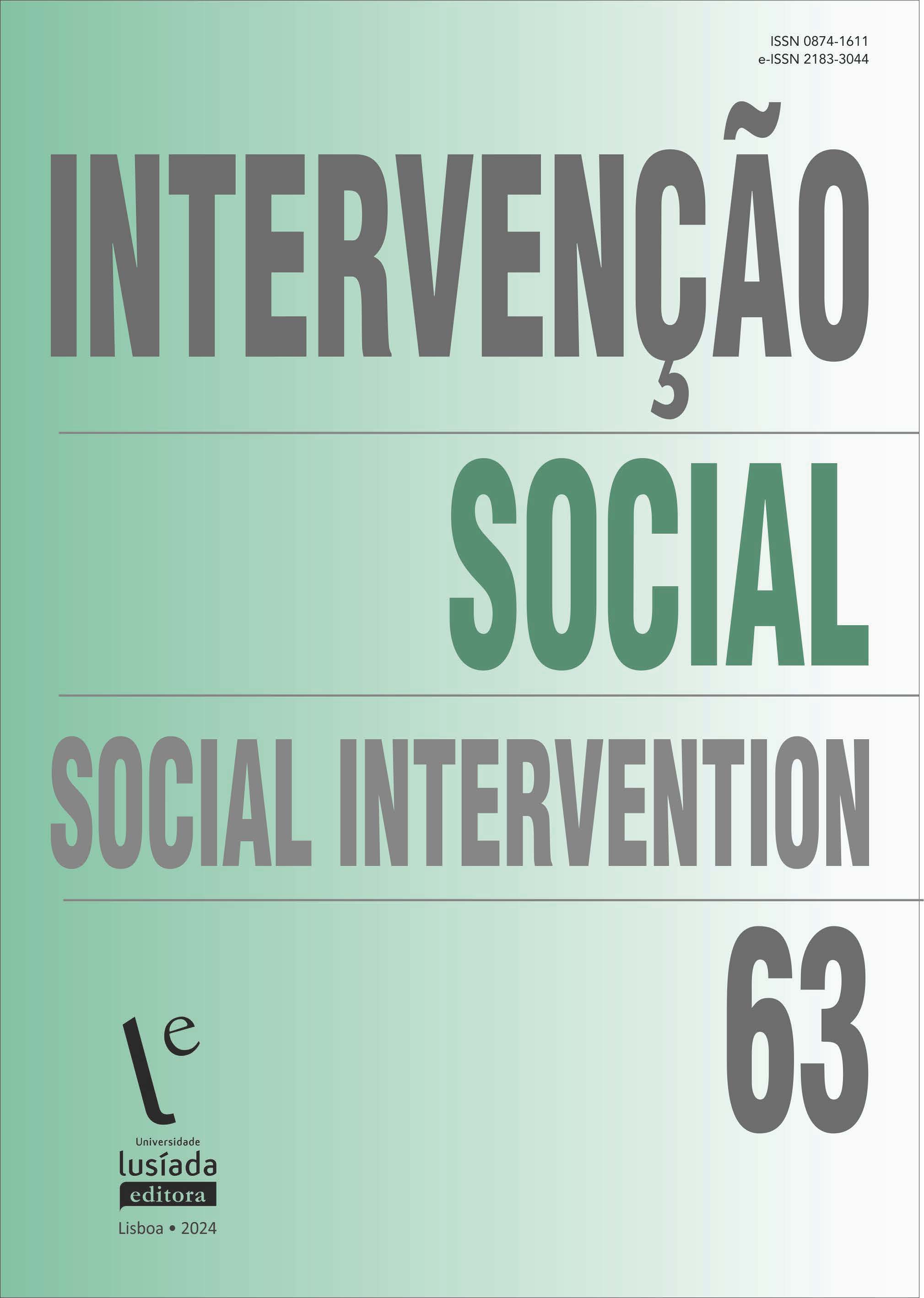 Intervenção Social, n.º 63 (2024) - Universidade Lusíada Editora