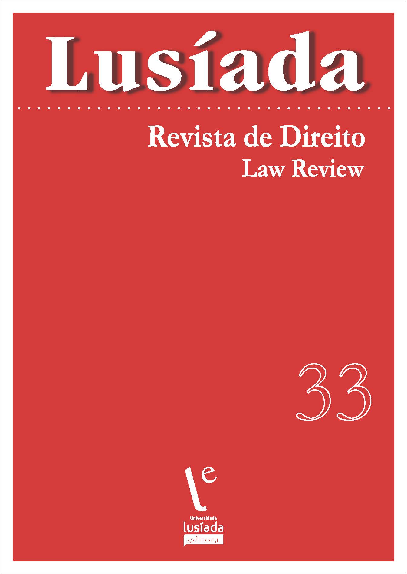 Lusíada. Direito, n.º 33 (2025) - Universidade Lusíada Editora