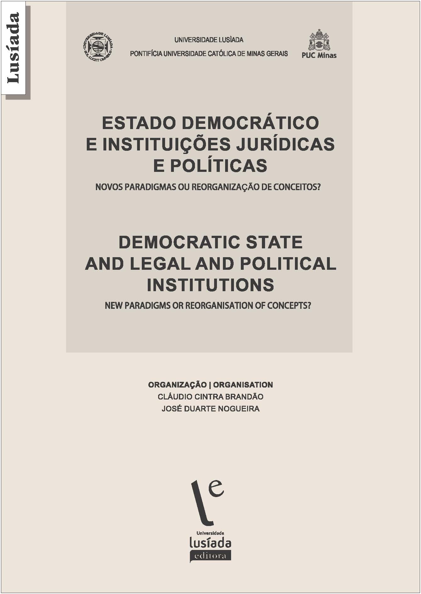 Estado democrático e instituições jurídicas e políticas - Universidade Lusíada Editora