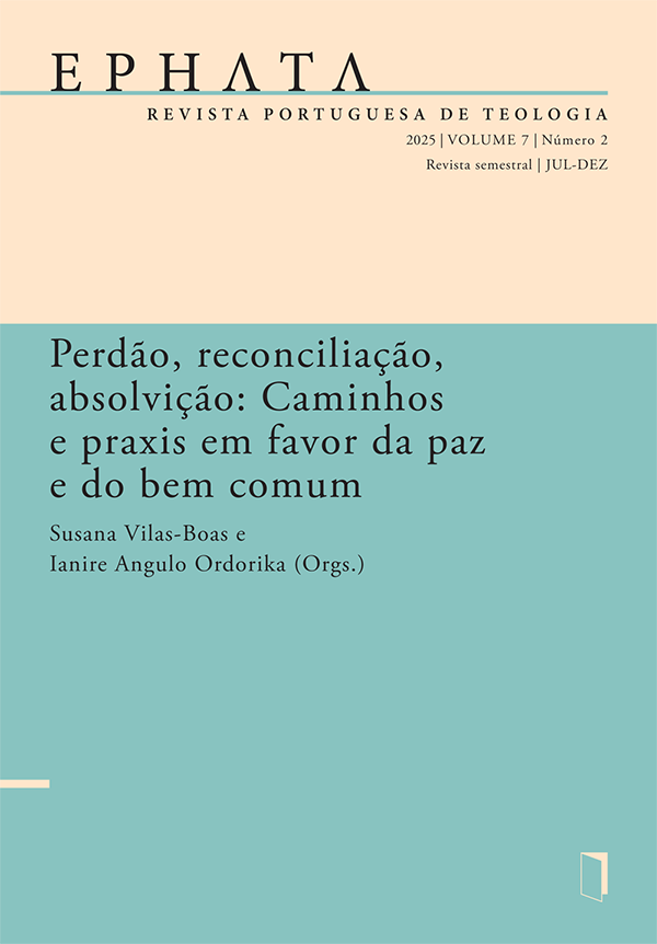 EPHATA v. 7 n. 2 (2025) - Perdão, reconciliação, absolvição: Caminhos e praxis em favor da paz e do bem comum